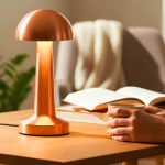 Mantar Tasarımlı Şarjlı Masa ve Gece Lambası