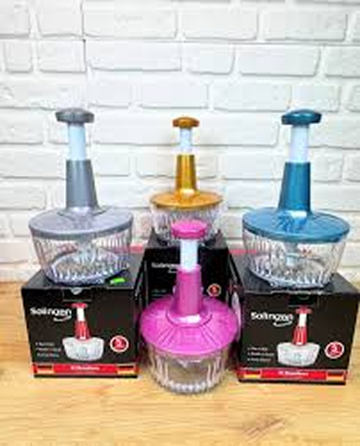 download 1 Solingen Orijinal Pratik El Rondosu - Keskin Paslanmaz Bıçaklı Sebze Doğrayıcı - Görsel 1