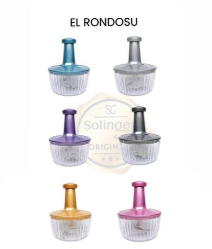 Solingen Orijinal İpli Pratik El Rondosu - Keskin Paslanmaz Bıçaklı Sebze Doğrayıcı