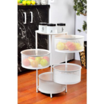 4 KATLI METAL SEBZELİK - Görsel 3