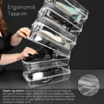 4 LÜ KADIN AYAKKABI SAKLAMA KUTUSU (4 adet içerir)