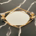 KELEBEK DEKORLU AYNALI NİŞAN SUNUMLUĞU