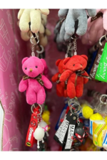 AYICIK FİYONKLU KIRMIZI ANAHTARLIK - Görsel 2