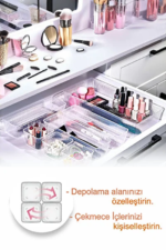 9'LU ÇEKMECE İÇİ ORGANİZER - Görsel 3