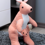 PELUŞ 45 CM YAVRU KANGURULU OYUNCAK