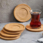 6'LI BAMBU ÇAY TABAĞI
