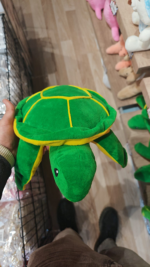 PELUŞ 45 CM YEŞİL KAPLUMBAĞA - Görsel 3