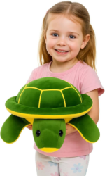 PELUŞ 45 CM YEŞİL KAPLUMBAĞA