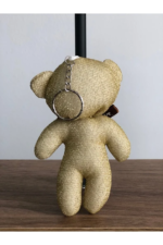 AYICIK FİYONKLU GOLD SİMLİ ANAHTARLIK - Görsel 2