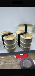 3'LÜ AHŞAP KAPAKLI SAKLAMA KABI - Görsel 2