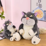 PELUŞ ORTA BOY ASABİ KEDİ