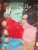 PONPON PELUŞLU UYUYAN BEBEK ANAHTARLIK - Görsel 4