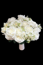 5'Lİ BEYAZ GÜL - 42 CM - Görsel 2