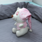 30 CM SEVİMLİ UYKULU AYICIK - PEMBE