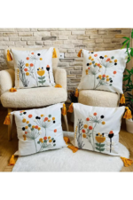 DEKORATİF KIRLENT KILIFI - PUNCH İŞLEMELİ NAKIŞLI PANÇ - Görsel 7