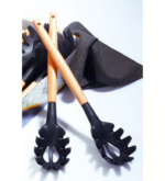 IVORY BAMBU SAPLI SLİKON SALATA KAŞIĞI- IVO 114 - Görsel 2