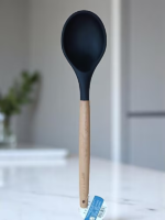 IVORY BAMBU SAPLI SLİKON KAŞIK- IVO SL112 - Görsel 2