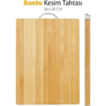 METAL BAŞLIKLI BAMBU KESİM PANOSU 26*36 CM