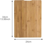 METAL BAŞLIKLI BAMBU KESİM PANOSU 24*34 CM