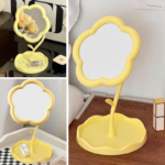 PAPATYA DESENLİ MAKYAJ AYNASI