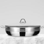 Taç Bengü Pro Basık Çelik Tencere 34 Cm