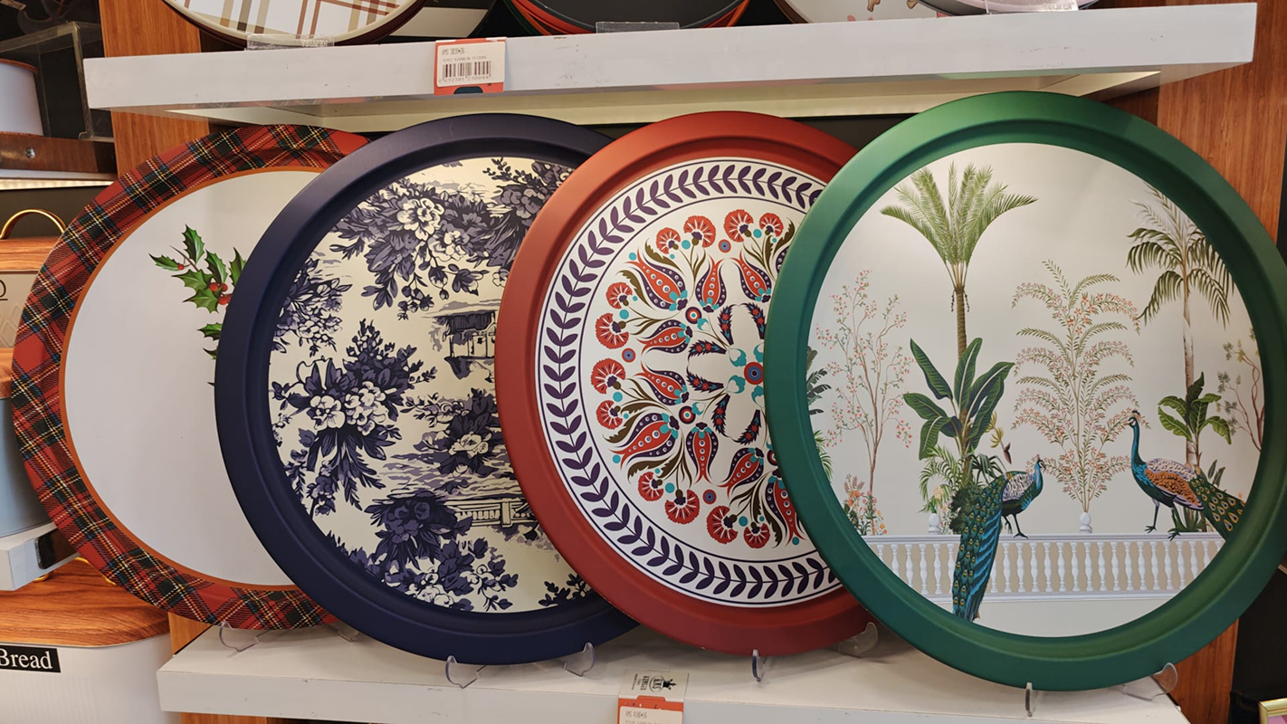 42ea51ec-c244-43c1-b0af-1ad907f3171f 1 KALİTE İŞLELEMELİ METAL TEPSİ (47 cm) - Görsel 1