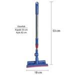 Oynar Başlıklı Çekçekli Teleskopik Cam Silme