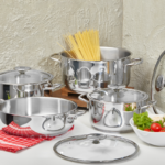 Taç Bengü Pro 8 Parça Çelik Tencere Seti Metal Sap