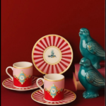 Concept Bird 2'Li Kahve Seti (Pembe)