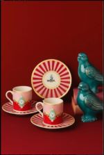 Concept Bird 2'Li Kahve Seti (Pembe)