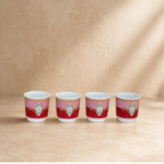 Concept Bird 4'Lü Espresso Fincanı (Pembe)